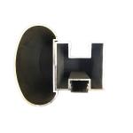 Cabinet Door Frame Aluminum Handrail5 Profile T8 For Glass Kitchen Door