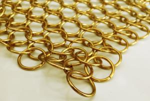 China Architectural Drapery Ring Wire Mesh Curtain Stainless Steel Chain Mail Anti - Corrosion wholesale
