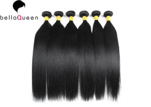 China Natural Black Straight Brazilian Virgin Hair Double Drawn With Cuticle wholesale