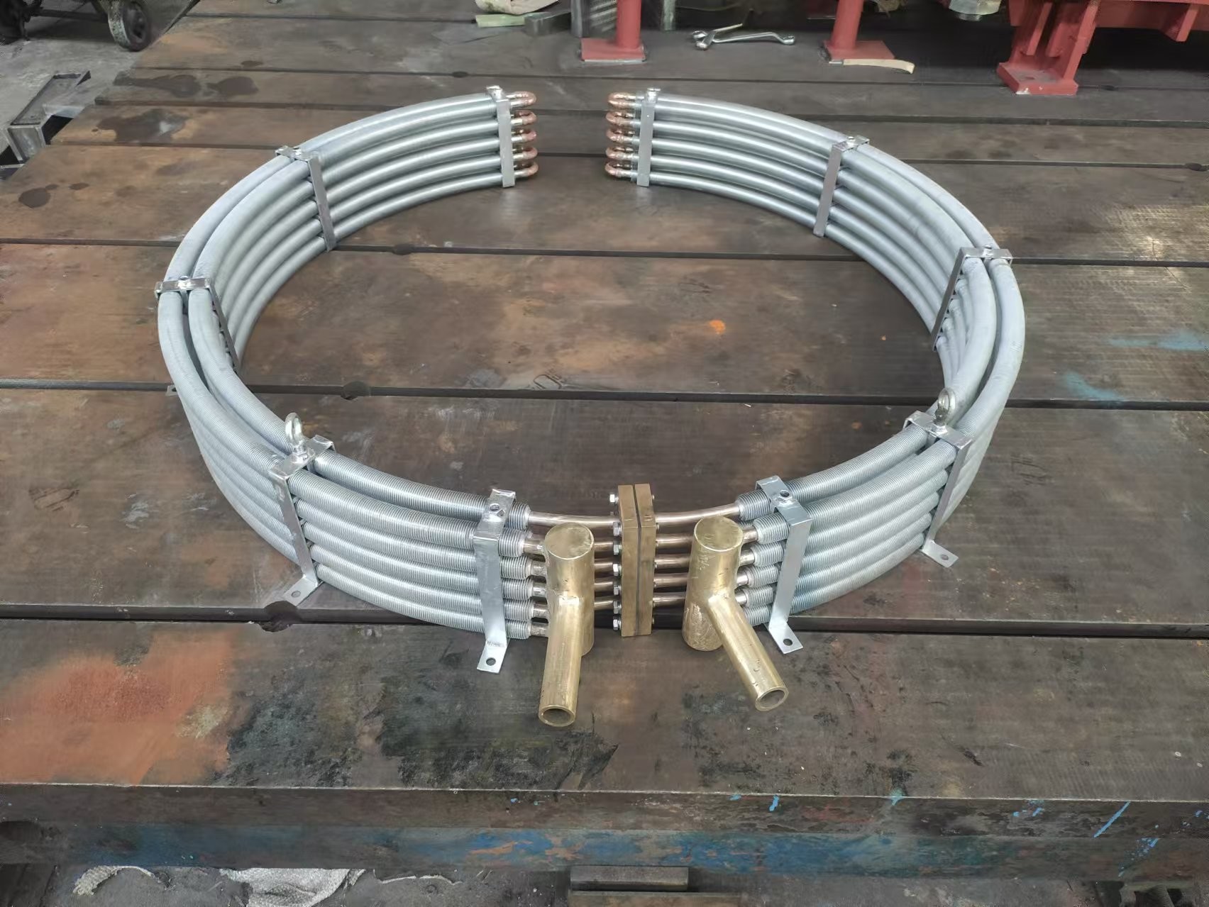 Wall Mounted Hydraulic Turbine Unit Oil Cooler 0-80.C Operating Temperature