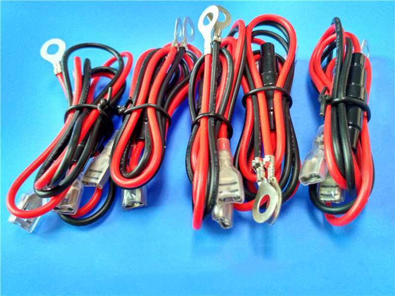 Industrial 60cm 2pin Power Supply Extension Cable With Fuse