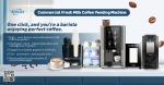Commercial Milk Coffee Vending Machine With Self-Cleaning System