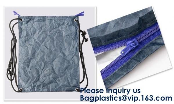Eco Friendly Reusable Waterproof Tyvek Passport Holder Packing Cubes Toiletry kit Backpack Tote Bag Travel Accessories