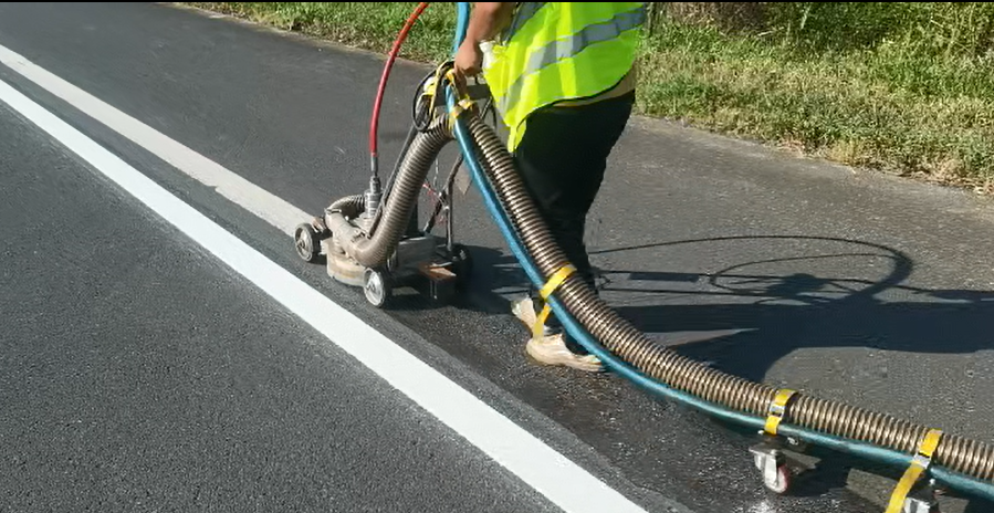 Hot Melt Road Line Removal Equipment 1600bar High Pressure Road Striping Machine