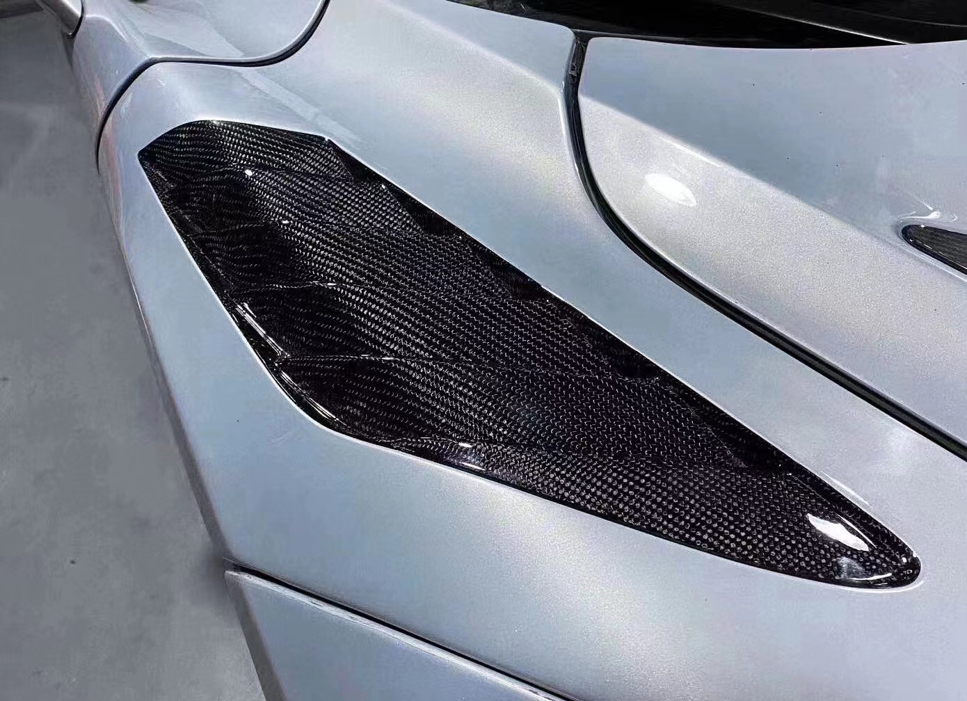 For McLaren 720s Carbon Fiber Body Kit 720s Upgraded VORS Style Carbon Fiber Fender Guard Body Kit