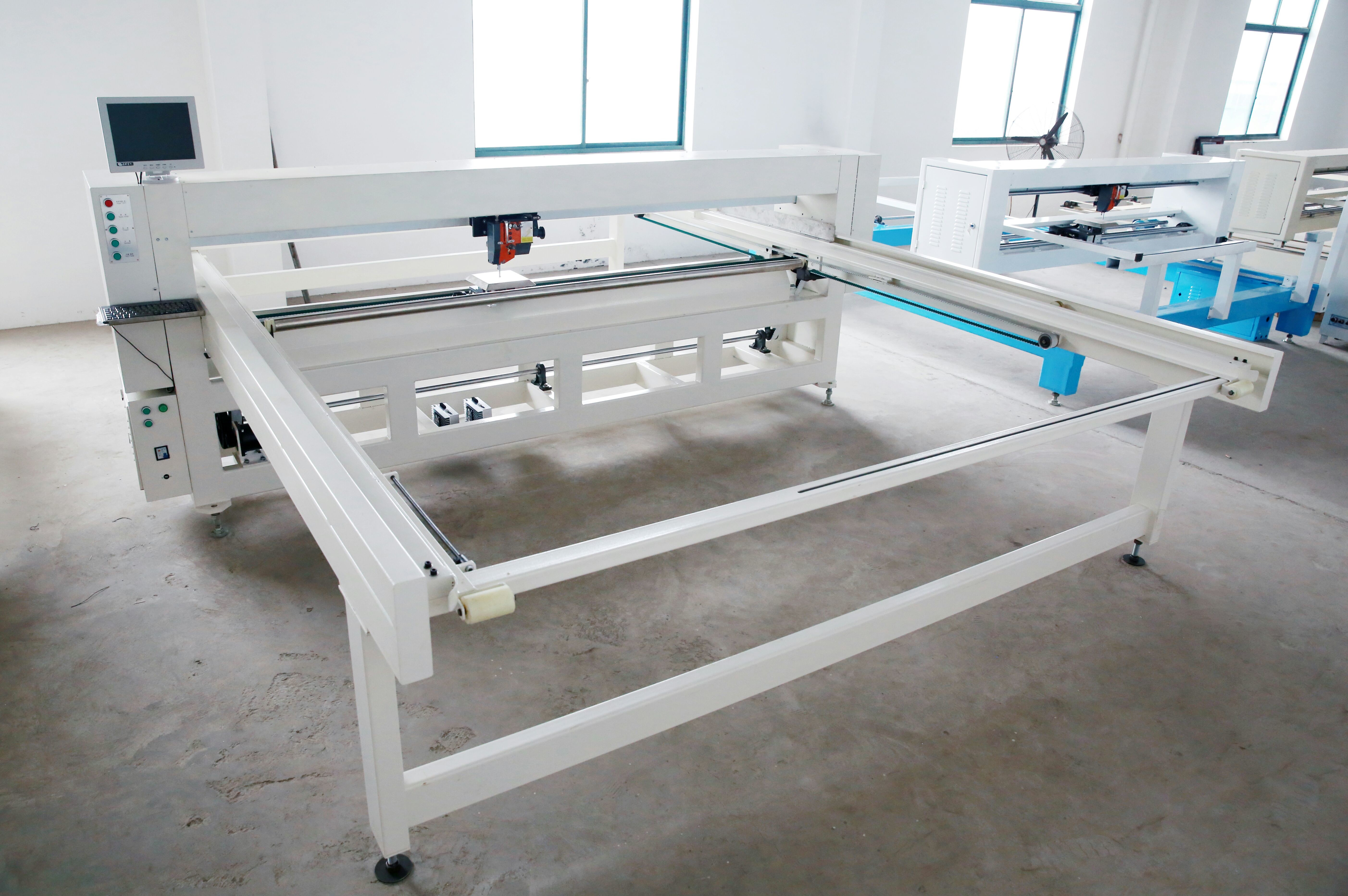 4500 * 3400 * 1400mm Mattress Quilting Machine , 2200 Needle / Min Quilting Sewing Machines