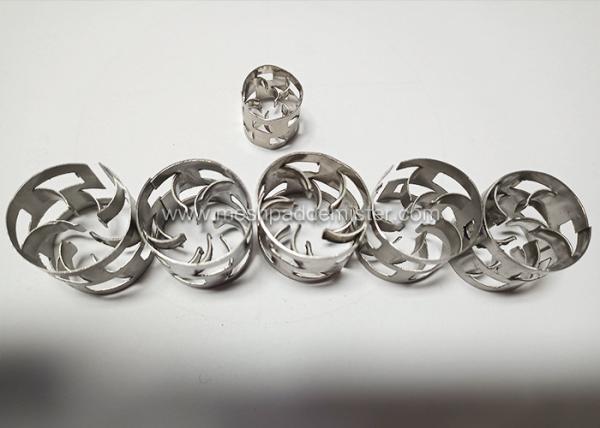 0.3mm Stainless Steel Metal Raschig Rings Air Pollution Control Scrubbers