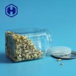 EOE Disposable Plastic Food Cans 450ml Square PET Food Grade
