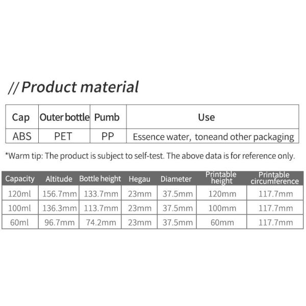 Plastic Scrub Lotion Bottle Essence Bottle PET High-Grade Screw Cap 120ml Toner Water Bottle Cosmetics Packaging