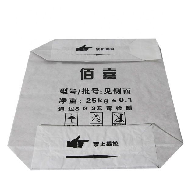 Kraft Packing Waterproofing Cement Industrial Paper Bags 25kg 50kg