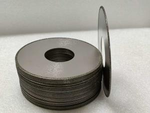 China 1A1 127*1.55*44.45*3mm Edge D100/120 Electroplated Diamond Grinding Wheel wholesale