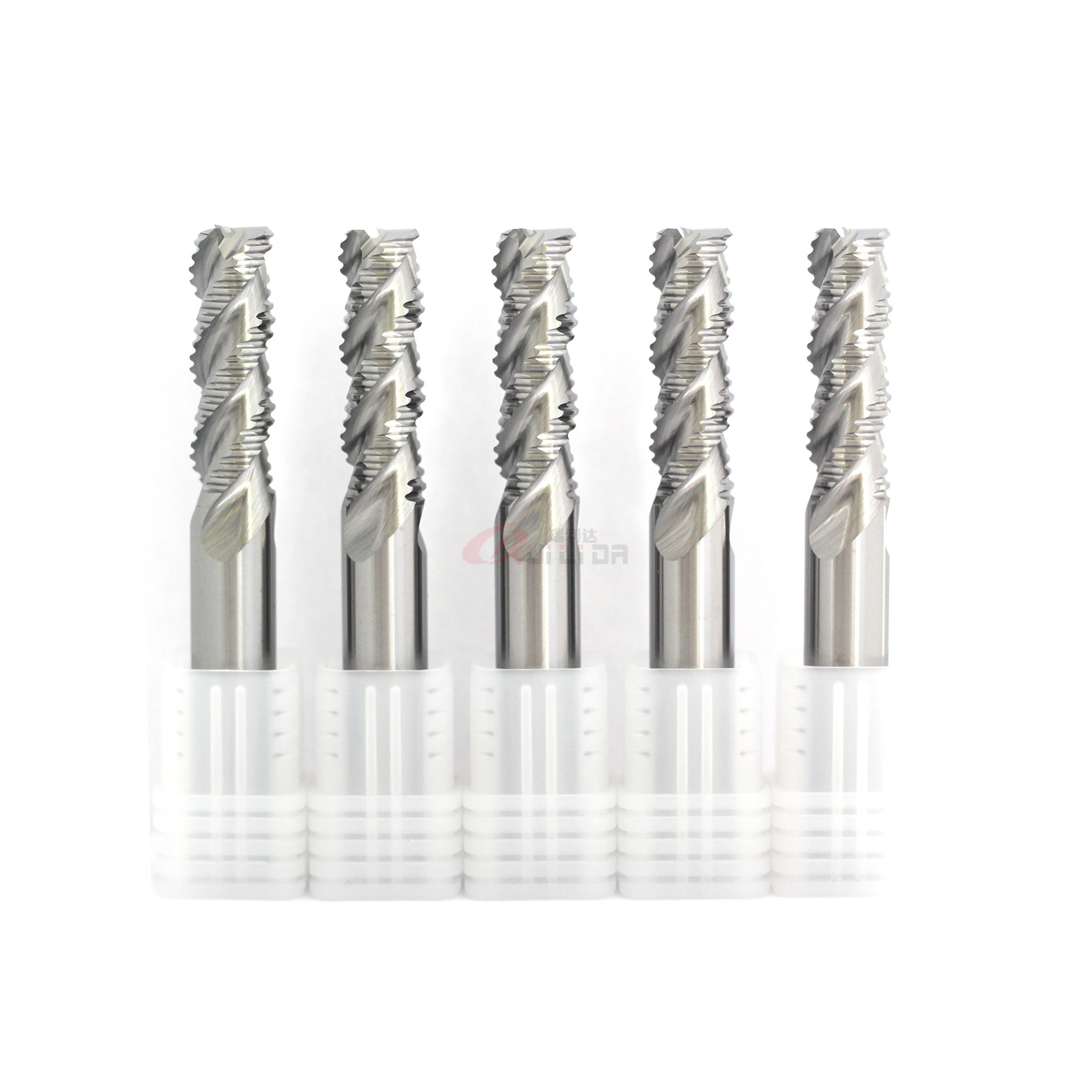 13/32" 3/4" 3/8" Carbide Roughing End Mill For 6061 Aluminum 10mm Extra Long