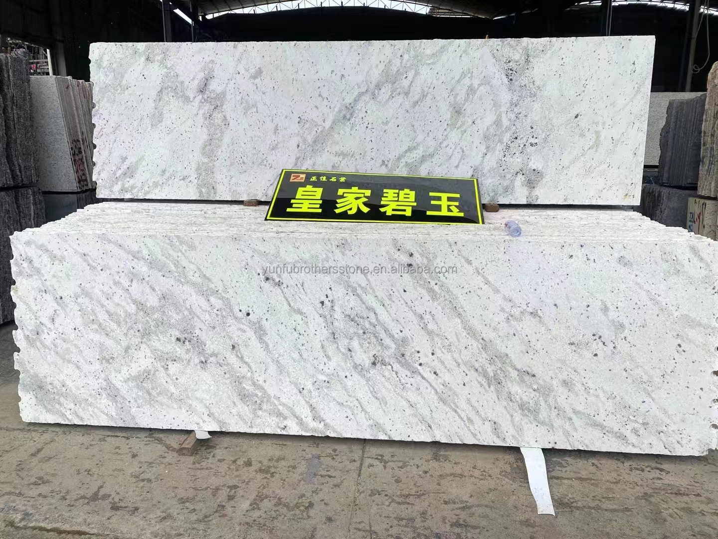 Top-Grade Andromeda White Granite Polished Slab for Residential Projects