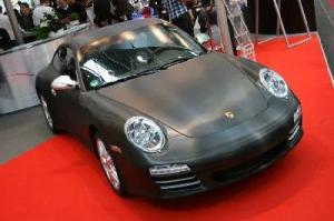 China matt black sticker with bubble free wholesale