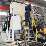 Waste Tyre Recycling Plant Rubber Crusher Tire Grinder Machine