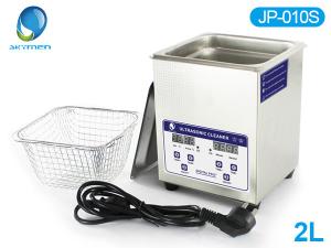 China Skymen SUS304 2L 40KHz table top ultrasonic cleaners jewellry small parts with CE FCC certification wholesale