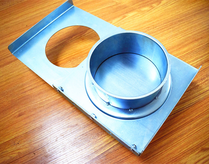 Industrial dust gate Manual Sliding Ac Ducts And Dampers Durable Galvanized Steel