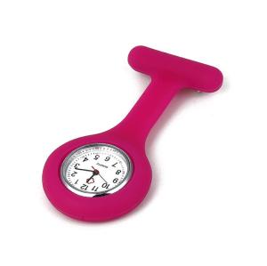 China Unisex Silicone Sports Watch Analog Dial Display Silicone Gel Nurses Fob Watch wholesale