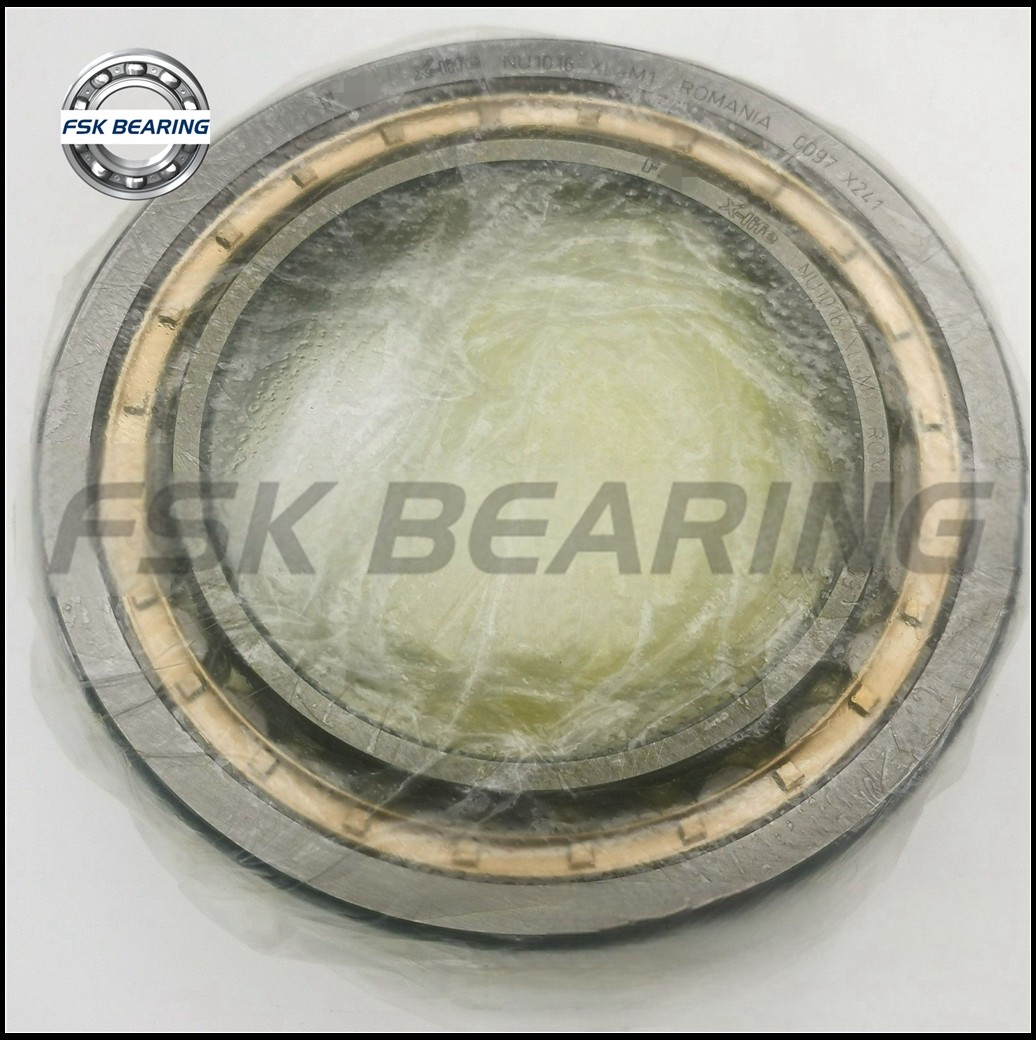 Withou Seal NU1016-XL-M1 Single Row Cylindrical Roller Bearing 80*125*22mm Metric Size