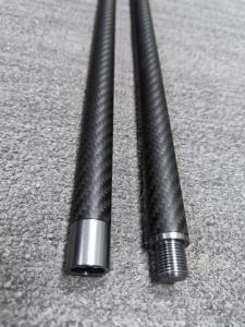 China Lightweight 3K Carbon Fiber Telescopic Poles Roll Wrapped wholesale