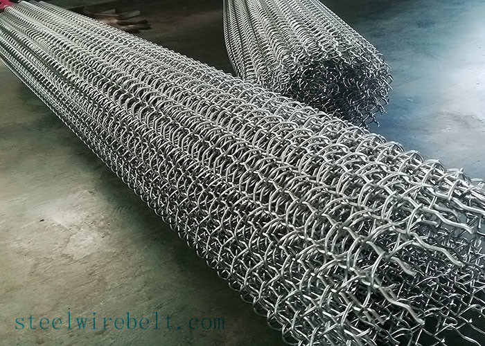 Good Reputation Explosion Models Stainless Steel Spiral Balance Woven Wire Belt