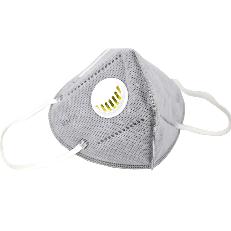 Ffp2 Surgical Mouth Mask Exhalation Valve Dust Mask With Active Carbon