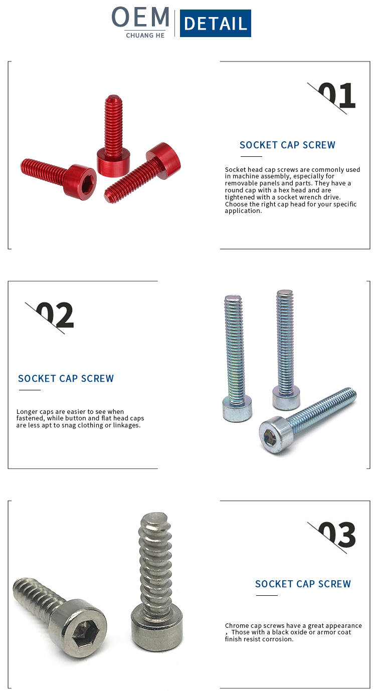 12.9 Grade Alloy Steel Hexagon Bolts Cup Hex Socket Thin Head Cap Screw DIN 7984 Thin Head Machine Screws