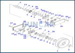 195-30-00870 1953000870 Floating Oil Seals Fits Bulldozer D155A KOMATSU