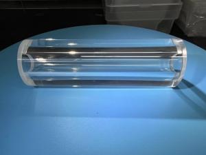 China High Temperature Resistance Sapphire Tube 50.4mm Large Diameter KY Sapphire Rods wholesale