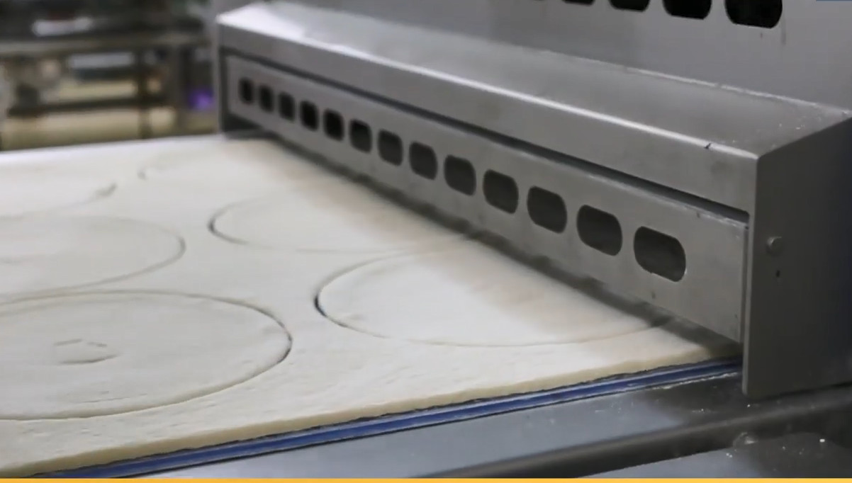 Automatic Lavash Bread Machine With Rotary Cutter Flat Bread Bread Maker