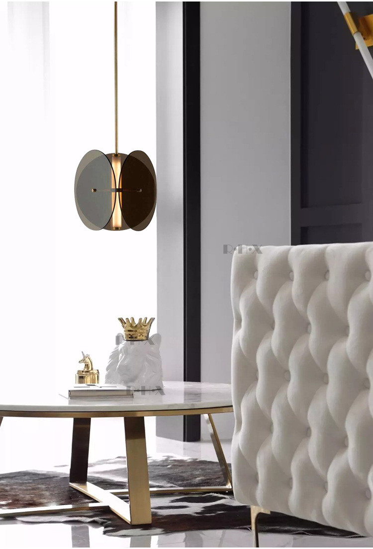 Nordic luxury restaurant small designer Pendant Light bedroom bedside Arch Pendant Lamp(WH-GP-144)