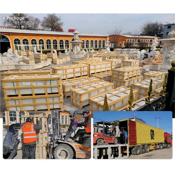 Western Marble Jesus and Mary Statue - Michelangelo's Pieta Reproduction