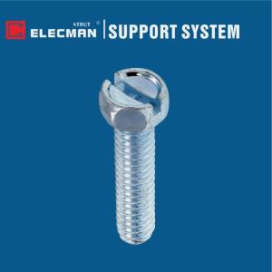 China M4 - M12 Slotted Hex Head Cap Screw Galvanised Carbon Steel wholesale
