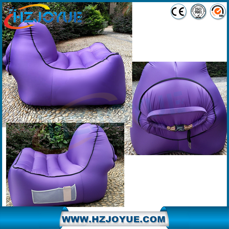New Design OEM Logo Fast inflatable lounger sofa Sleeping air lounge sofa hangout laybag.air chair