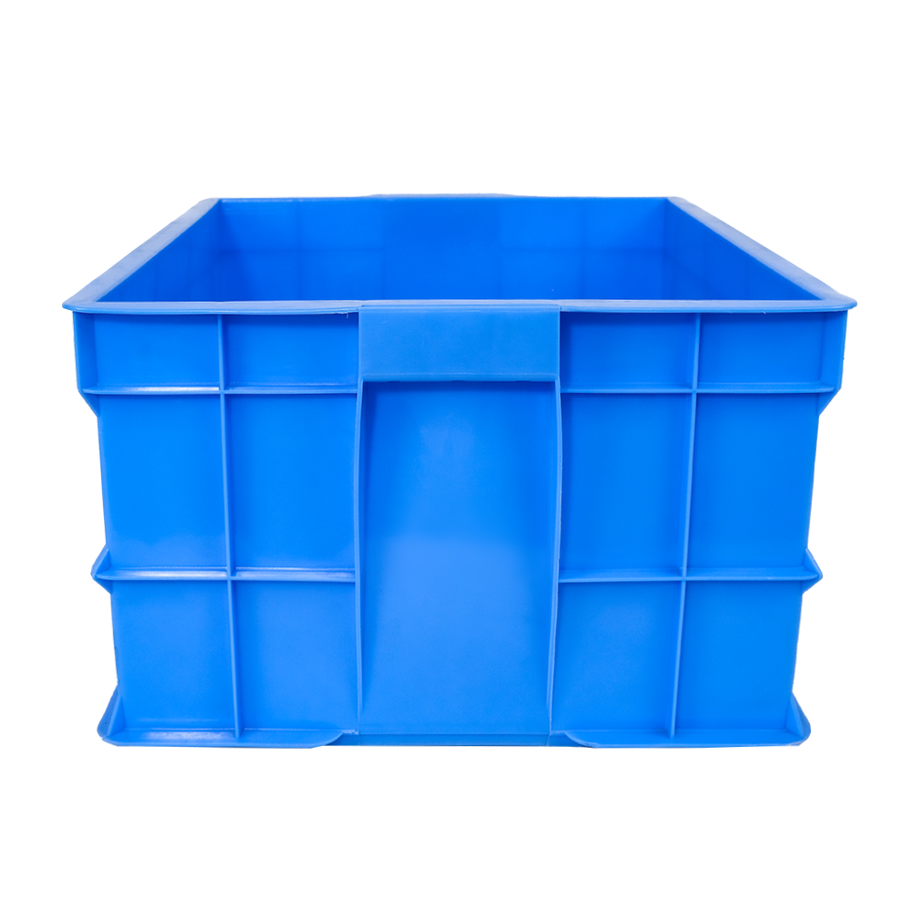 Customized Color Stackable Plastic Storage Crate Solid Moving Crate Vegetable Plastic Turnover Box