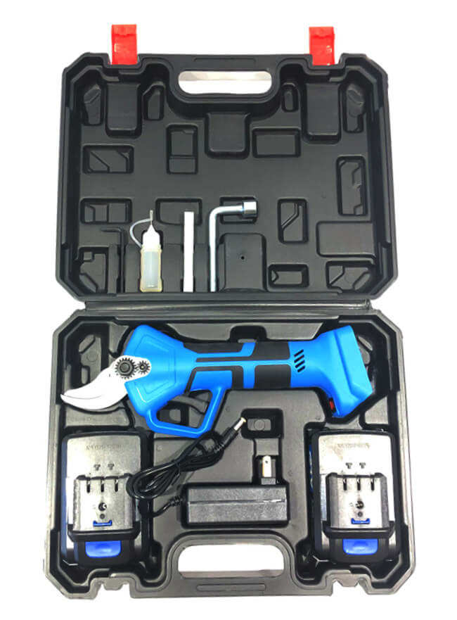 Lithium Battery Professional Electric Pruning Shear Charging Garden Bypass Power Shears