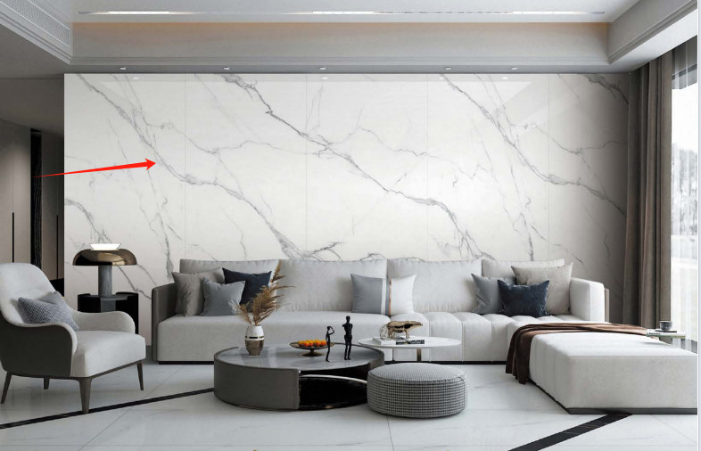 New Design 2025 Stone Style PVC Wrap Film for Cabinet Doors & Lamination of PVC Sheets