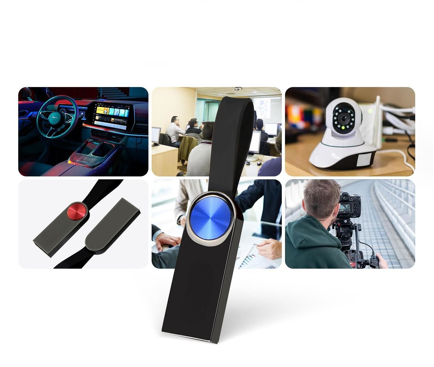 Custom Logo 2.0 3.0 USB Flash Memory Disk Mini 2Gb To 256gb Capacity Anti Impact