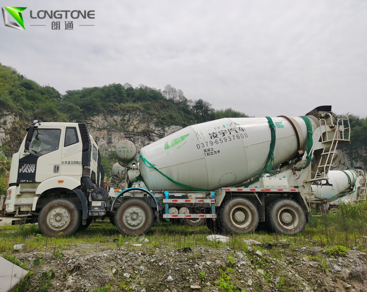 HINO Concrete Used Mixer Truck Weight 10 CBM 6x4 6 Cylinder In Line