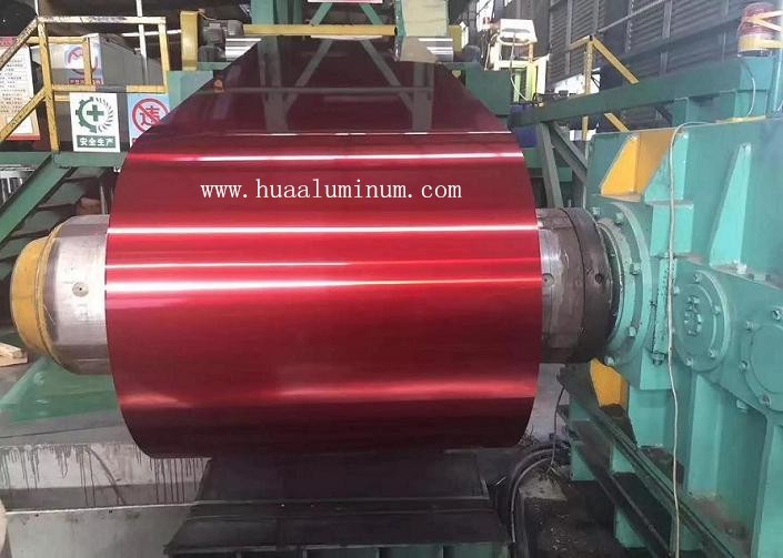 Brushed Surface 0.3mm Thickness Coated Aluminium Coil FDA Certification