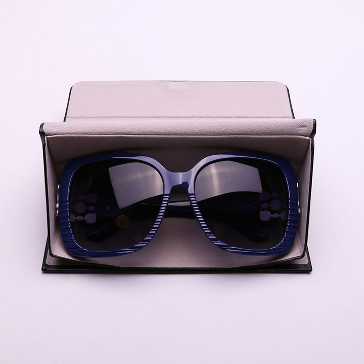 Custom Printed Foldable Eyeglass Case Excellent Impact Resistance