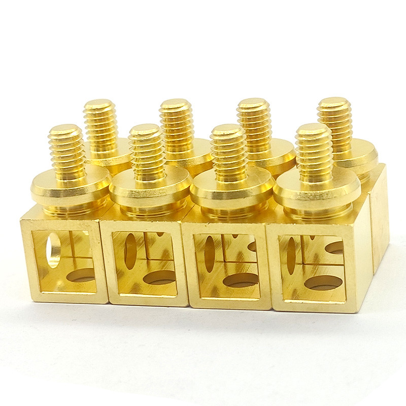 Micro Machining CNC Brass Parts Anodized Brass Precision Turned Components