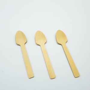 China Green Palm Wooden Disposable Soup Spoons 105mm 140mm 160mm wholesale