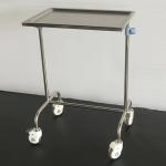 Stainless Steel Mayo Table Surgical Instrument Table Adjustable Height Hold