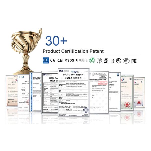 VP 12V 100ah Customizable Solar Battery with BMS Lithium Ion Battery Pack Power Supply