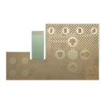 SGS PET Membrane Switch Silk Screen Printing Rubber Membrane Keypad