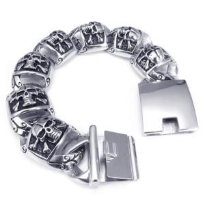 China High Quality Tagor Stainless Steel Jewelry Fashion Men's Casting Bracelet PXB133 wholesale