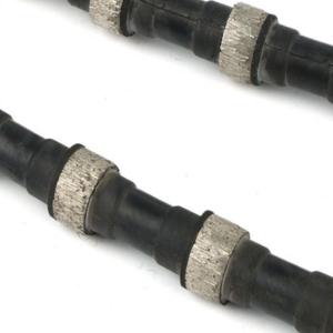 China Beads Diameter 11.5mm Diamond Wire Saw Diamond Cutting Rope For Granite Quarry wholesale