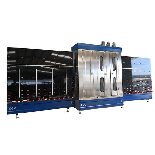 Vertical window glass washer machine