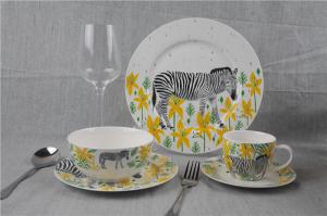China Ceramic Lightweight Chinese Dinnerware Set Custom Design For Breakfast wholesale